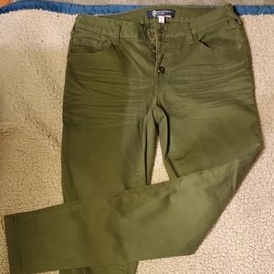 Olive green pants